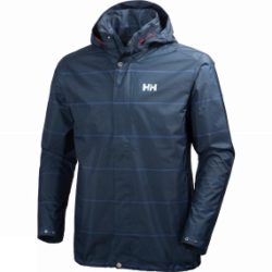 Helly Hansen Mens Spring City Jacket Navy Thin Stripe